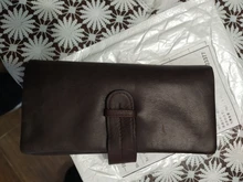 Pocket Purse Wallet Men Zipper Retro Genuine-Leather Skin-Coin Long 003B Soft Trendy