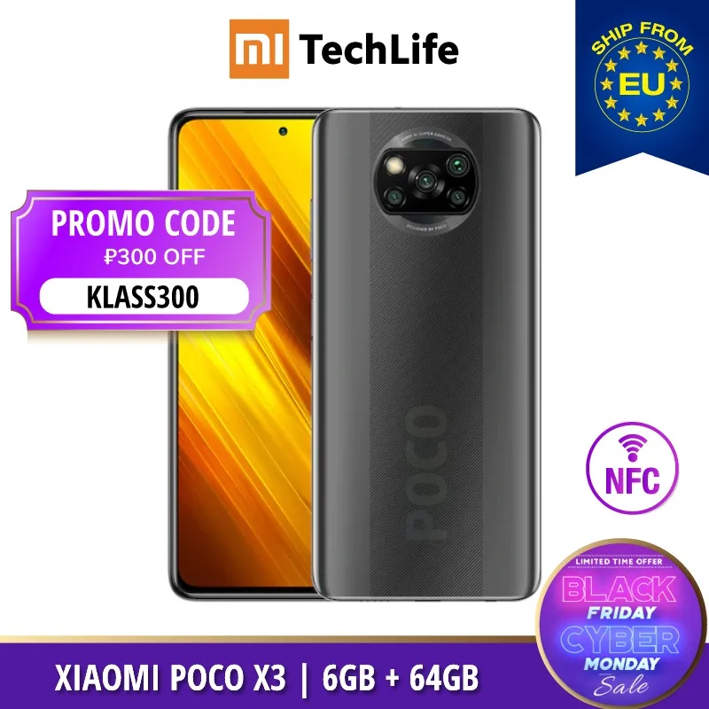 Global Version Xiaomi POCO X3 6GB RAM 64GB ROM 