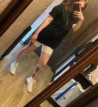 Pantalones cortos finos de fitness para mujer, pantalones casuales ajustados para mujer, pantalones cortos negros hasta la rodilla de cintura alta de verano, ropa de calle ajustada