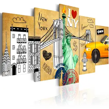 

Picture-for love New York - 100x50 cm