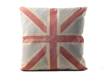 

Cotton sand cross cushion cover CENTRAL red 45X45