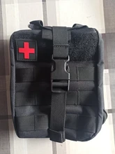 Molle-Kits de primeros auxilios tácticos, bolsa médica de emergencia para exteriores, ejército, coche de caza, emergencia, herramienta de supervivencia para acampada, bolsa militar EDC