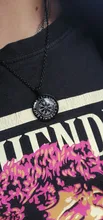 Vegvisir-Colgante de brújula vikinga para hombre y mujer, joyería de cristal, collar de cabujón, accesorios de ropa
