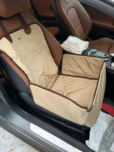 Funda de asiento de nailon 900D impermeable para mascotas, tapete de transporte al aire libre, accesorios de viaje para coche, bolsa para perro