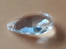 Pendant Jewelry Chandelier Suncatcher-Spacer Crystal-Prism Glass Faceted Clear Tear DIY