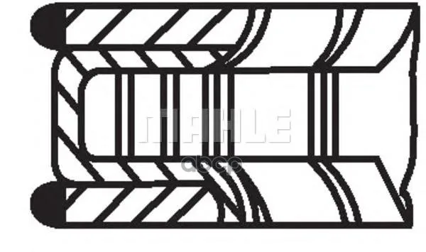 Кольца Поршневые Mb M272 D92.9 1.5-1.75-2.5 Mahle/Knecht 00524n0 Mahle/Knecht арт. 00524N0
