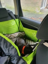 CAWAYI KENNEL Pet Carriers Dog Car Seat Cover Carrying for Dogs Cats Mat Blanket Rear