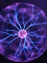 Lighting Decor Touch-Lamp Plasma-Ball Crystal Led-Night-Light Christmas Novelty Magic