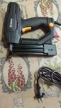 DEKO DKET02 Grapadora Eléctrica Engrapadora Marco con clavos y herramientas de carpintería Grapadora Tapiceria