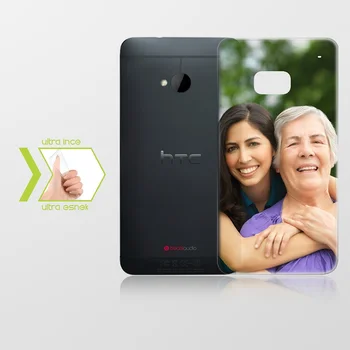 

Personalized HTC One Slim Transparent Silicone Phone Cover