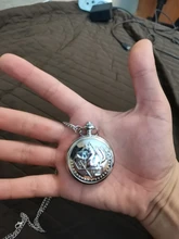 Reloj de bolsillo Vintage para Cosplay, con colgante de collar de cadena, regalo de Anime para niños, Fob, de bolsillo