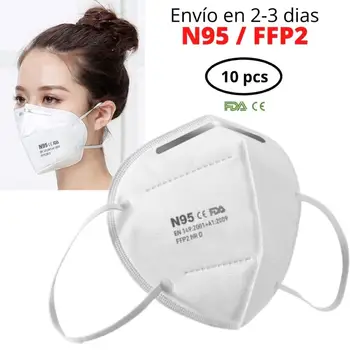 

Face mask mouth mask PM2.5 breathing protection (10 PCs)