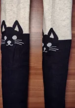 Los nuevos niños de dibujos animados de medias para chicas encantadoras Patchwork diseños de bordado medias pantis primavera bebé medias de Kawaii