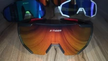 X-TIGER-gafas polarizadas para ciclismo, lentes para ciclismo de montaña o de carretera, 3/5
