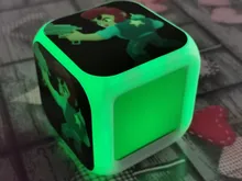 Reloj despertador de estrella de dibujos animados para chico, despertador Digital con luz LED, juguetes para chico, Mesa de Color variable, wekker