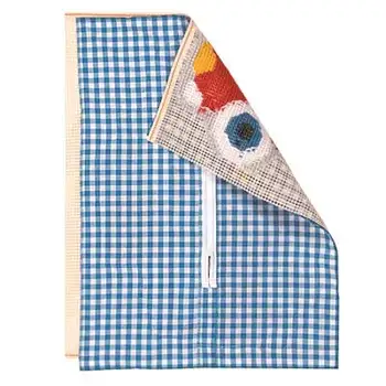 

Pn-0154659 vervaco the reverse side of the pillow, 45x62 cm, the color of the cage is blue