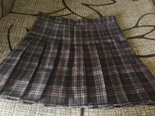 QRWR-minifaldas plisadas para mujer, faldas coreanas de cintura alta, a cuadros, sexys, con cremallera, 2020