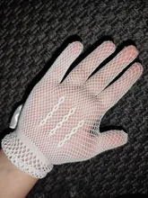 Fishnet-Gloves Ceremony-Accessories Flower-Girl Communion Kids Lace White 1-Pair Pearl