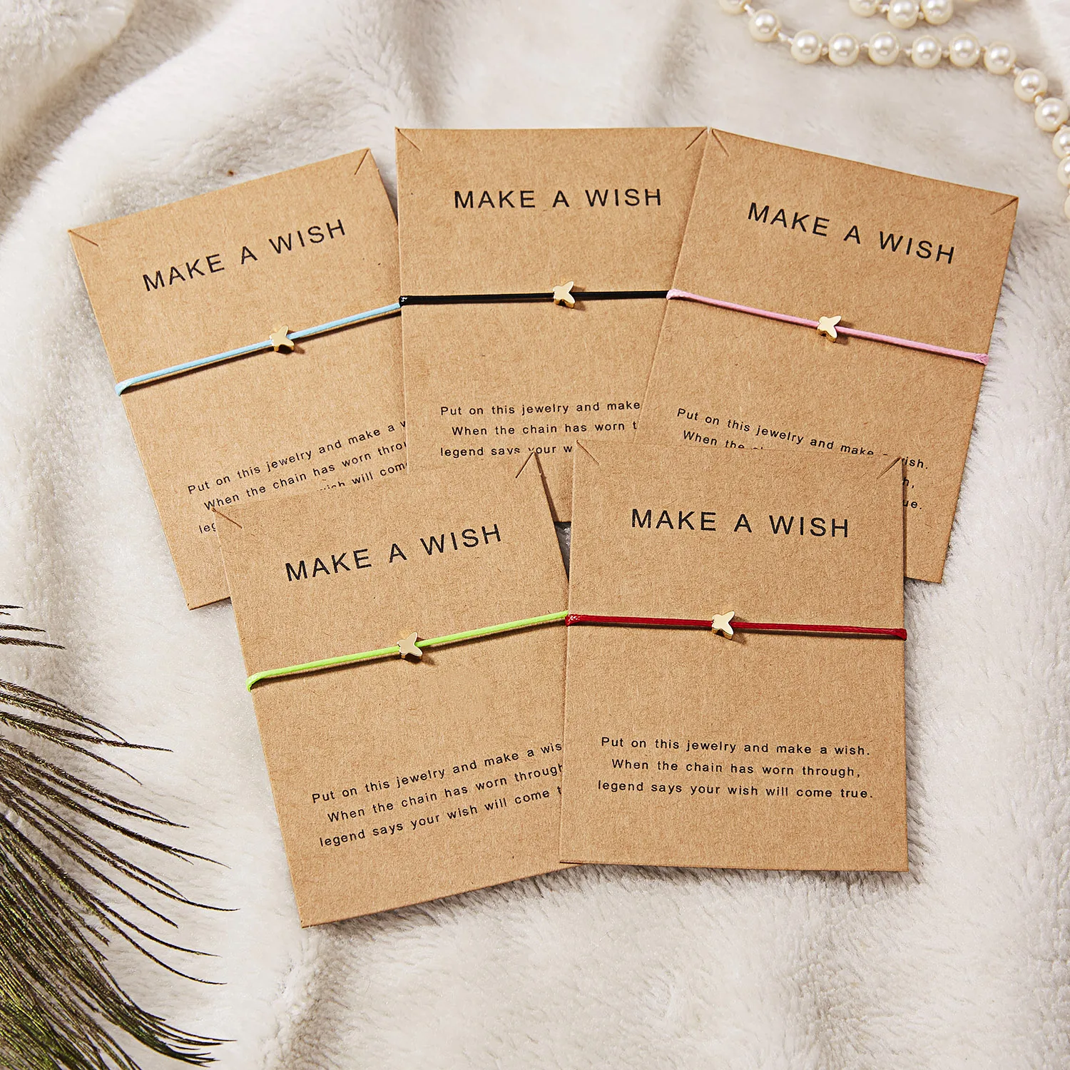 Make a Wish Butterfly Bracelet - Minimalist Handmade Jewelry Gift