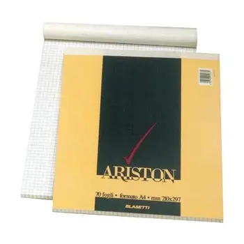 

Pack. 10. Block Ariston. Assorted A4 1R 60gr 70 sheets 1070 BLASETTI7.89