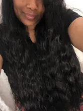 Peluca natural de cabello sintético para mujeres negras, pelo largo de onda de agua de 42 pulgadas, fibra de alta temperatura, Rubio, degradado, marrón