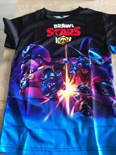 Camiseta con estampado 3D de estrellas para niños y niñas, camiseta de manga con dibujos animados divertidos, ropa informal de moda, novedad de verano 2021