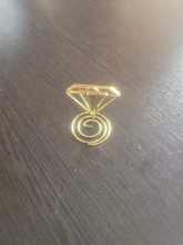 Mini con forma de corazón metálico números de mesa soporte abrazaderas suministros de boda decoración de escritorio oro rosa ganchos para fotos fiesta supi