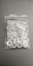 Arandela plana de plástico y nailon blanco y negro, espaciador plano, sellos de aislamiento, anillo de junta, M2, M2.5, M3 M4 M5 M6 M8 M10 M12, M14, M16, M18, M20