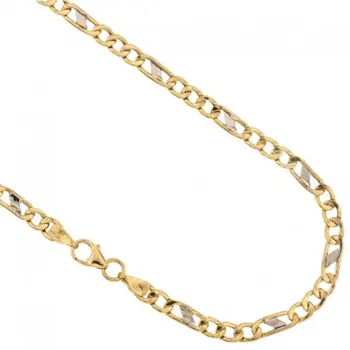 

Yellow Gold Filled Men 'S Necklace and White 803321717635