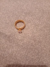 Anillo de compromiso de boda para hombre y mujer, sortija grande de acero de titanio y circón, oro de compromiso, regalo de San Valentín