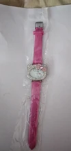 Reloj de cuero rosa para niñas y estudiantes, banda Infantil de cuero, reloj de dibujos animados, Hodinky Ceasuri Enfant, nuevo