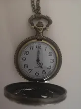 Reloj de bolsillo de dibujos animados Fullmetal Alchemist, de bronce, Vintage, Edward Elric Stars, con cadena de collar, P424