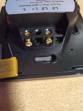 Glass-Switch Wall-Light Crystal Minitiger White 1-Gang Luxury Standard 1-Way EU