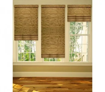 

209752 bamboo blind with pulley weatherproof 100x260 cm