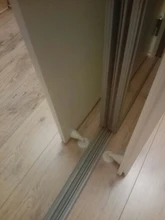 Tope de puerta de silicona silenciosa sin perforación, tapón de absorción de pared para inodoro, soporte de puerta antigolpes, tope de puerta de engranaje de resistencia