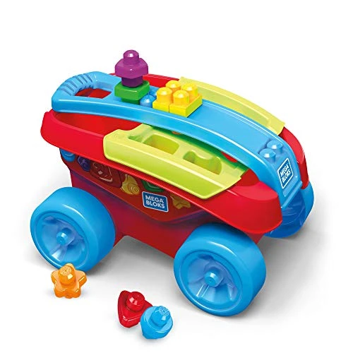 Mega Bloks Carrito Encajabloques Juguete De Construccion Para Bebe 1 Ano Mattel Fvj47 Color Modelo Surtido Kits De Construccion De Maquetas Aliexpress