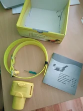 Collar de adiestramiento para perros, accesorio impermeable, para perros de caza pequeños, medianos y grandes, de color amarillo