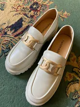AIYUQI-Zapatillas de deporte de suela gruesa para mujer, zapatos informales de tendencia, de cuero genuino, para estudiantes, Primavera, Blanco nuevo, 2021