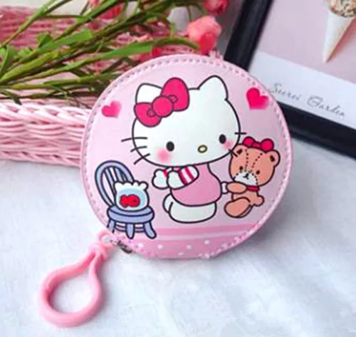 1 Hello kitty мультфильм pu кожа Монета Сумка Кошелек держатель для наушников ключ сумка XK-0862 - Цвет: 1