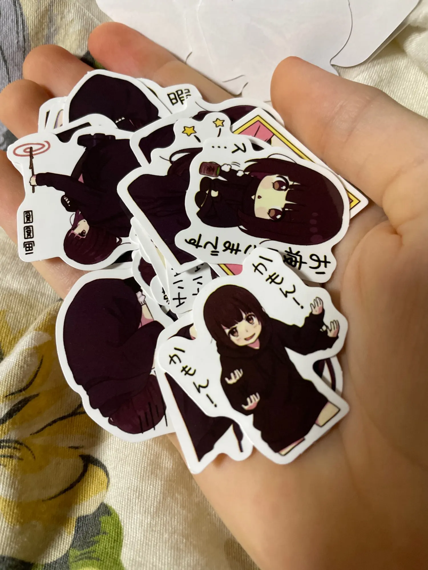 Creative Cute Self-Made Super Girl Menhera-Chan Scrapbooking Stickers/Decorative  Sticker/Diy Craft Photo Albums 40Pcs/ Pack : : Automotive