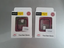 Cristal + funda para apple watch, Protector de pantalla templado de 44mm, 40mm, 42mm y 38mm, accesorios para apple watch series 6, 5, 4, 3