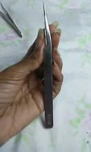 Vetus-Pinzas para pestañas de acero inoxidable, alta precisión, maquillaje antiestático, pinzas para cejas, extensión de pestañas