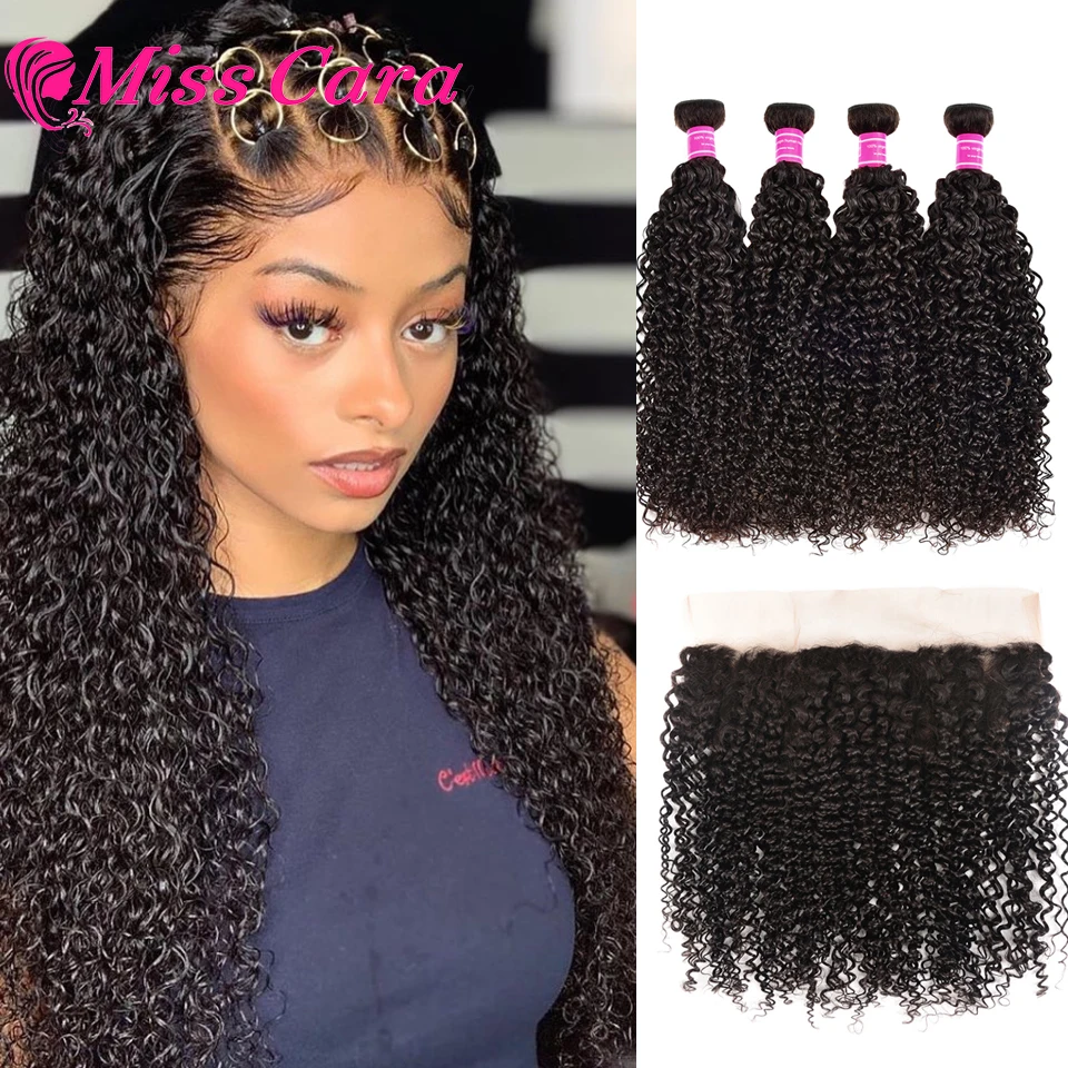 curly bundles with frontal -5