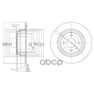 

Brake disc Volvo 850 Delphi art. bg2721