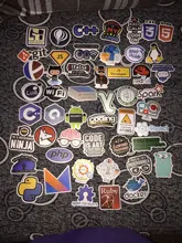 Pegatinas de programación de Internet para ordenador portátil, paquete de etiquetas de viaje para Skateboard, 10/50 Uds.