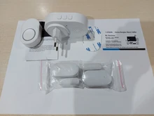 Sistema de alarma para timbre de la puerta de 433MHz con WiFi, timbre inalámbrico inteligente compatible con 58 sonidos, detector sin cables, aplicación Tuyasmart