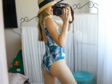 One-Piece Swimsuit Monokini Beachwear Push-Up Summer Print Zipper Sexy New XL Women