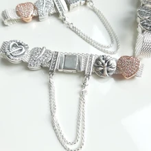 Pulseras clásicas de Plata de Ley 925 para mujer, abalorios de 3mm, joyería artesanal, regalo, gran oferta, 9 estilos