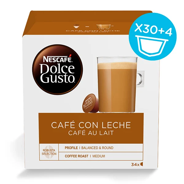 Кофе в капсулах Nescafe dolcee Gusto(34 uds) Cafe au lait