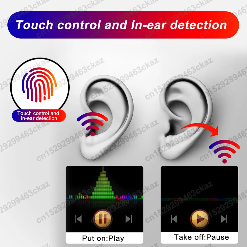 TWS Pro Air, 3-е поколение, беспроводные наушники, Сменное имя, Bluetooth 5,0, наушники, гарнитура, PK i100000 TWS i9000 i900000 Pro